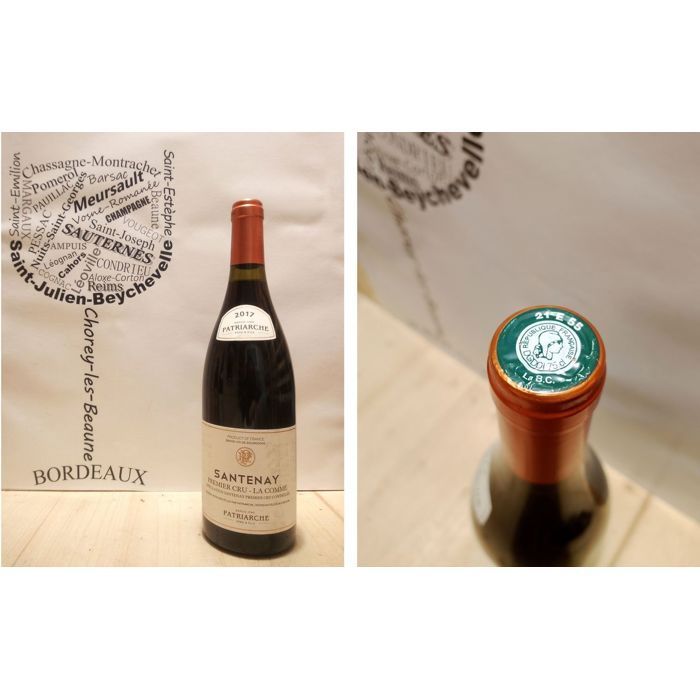 Santenay 1er Cru 2017 - La Comme - Patriarche Père et Fils - 75 cl - Vino Tinto