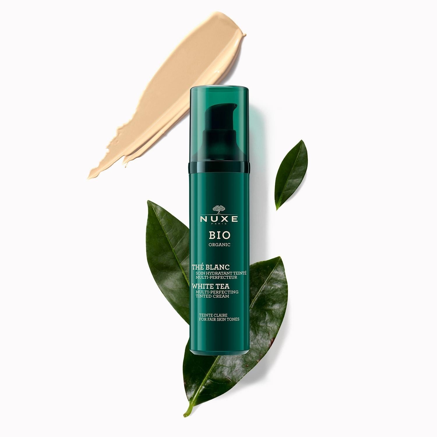 NUXE White Tea Multi-Perfecting тонирана дневна крема - светла 50 мл