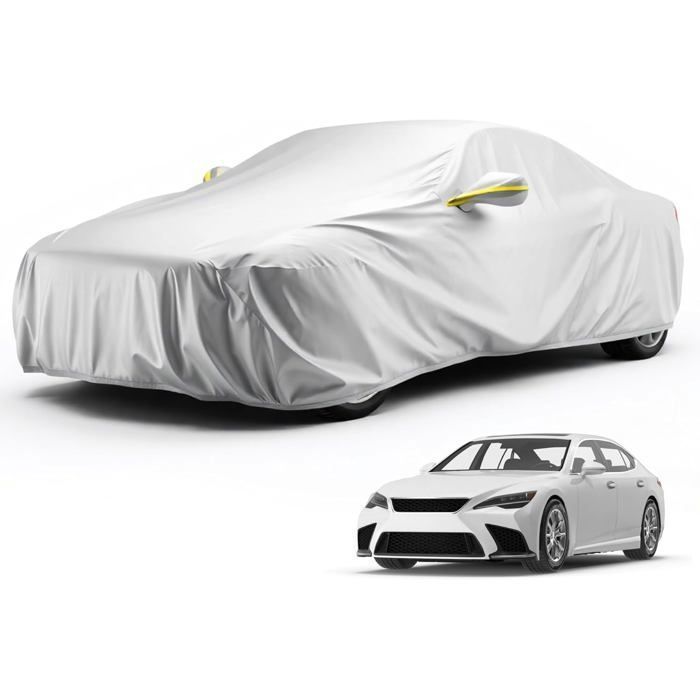 Universal waterproof car cover – car tarpaulin, garage cover & vehicle cover – 430 × 175 × 150 cm