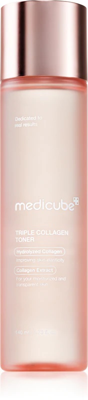 „Medicube Triple Collagen Toner“ drėkinamasis ir stangrinamasis tonikas su kolagenu
