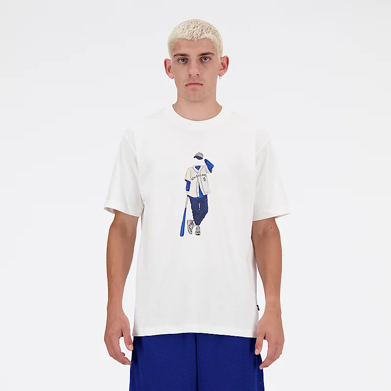 Honkbalshirt voor heren - SEA SALT