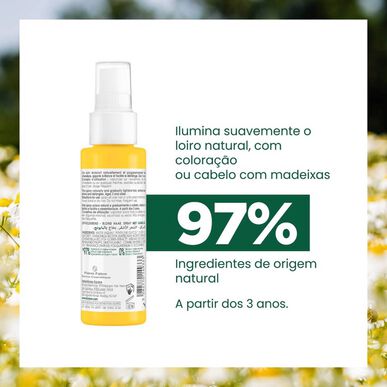 Klorane Kamomilla Kirkastava Vaalea Hiuslakka 3-in-1 Vaaleille Hiuksille 100ml