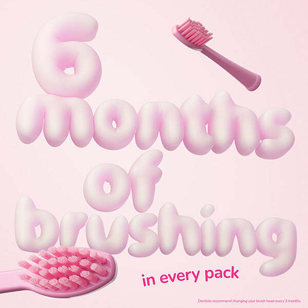 Ordo Sonic Kids Batteri - Børstehoder - Squishmallows Auggie - 2-pakning