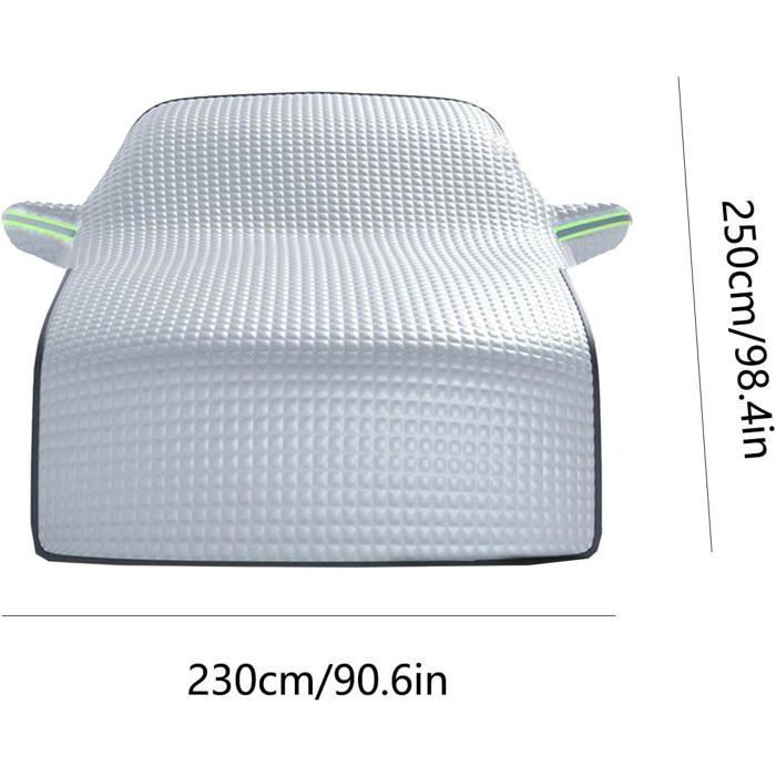 Funda protectora anticongelante para coche - Protección UV - Impermeable - Compatible con SUV, sedanes y camionetas - Etiqueta para parabrisas