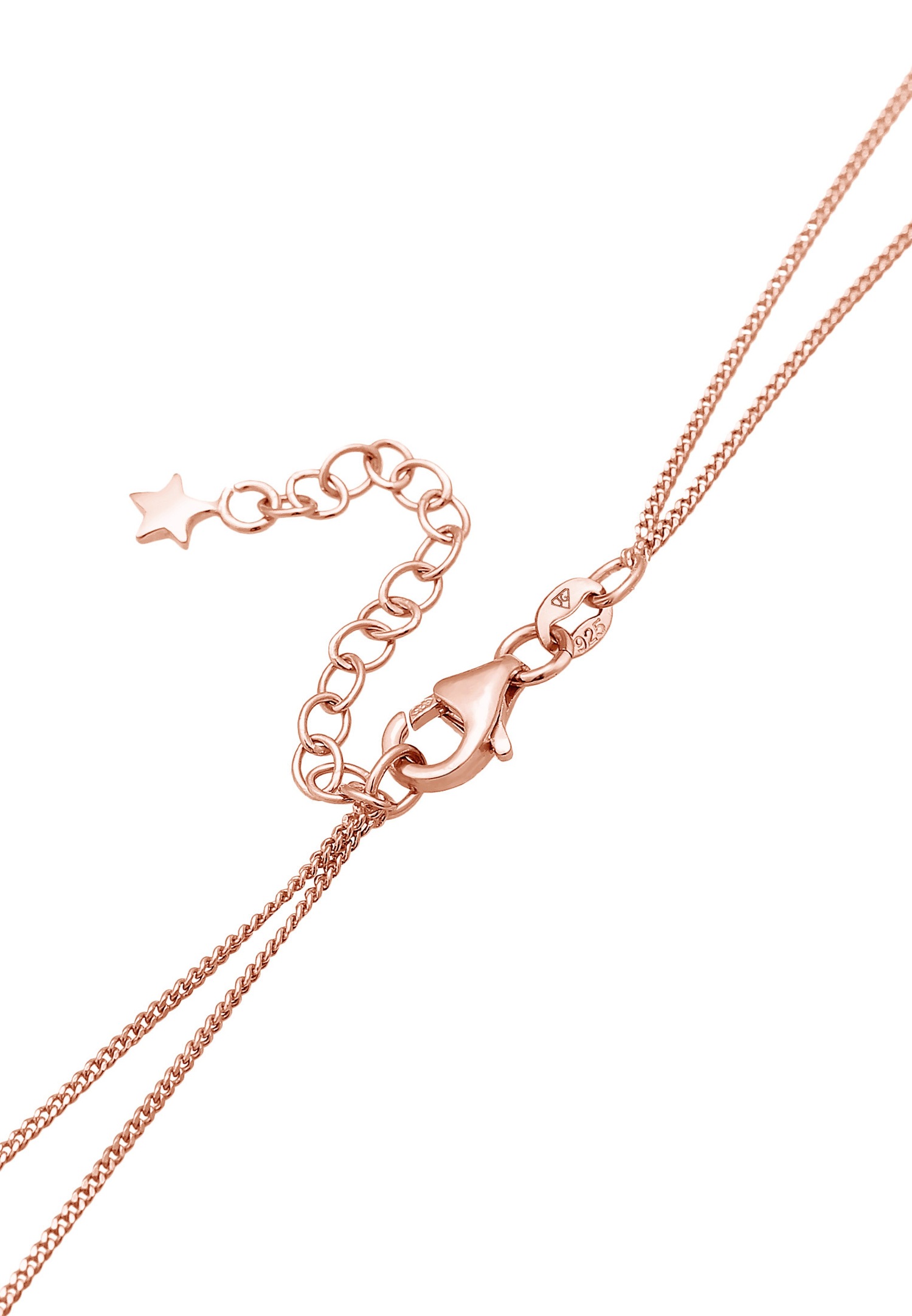 Elli Femmes Choker Couches Astro Demi-Lune Étoiles en Argent Sterling 925