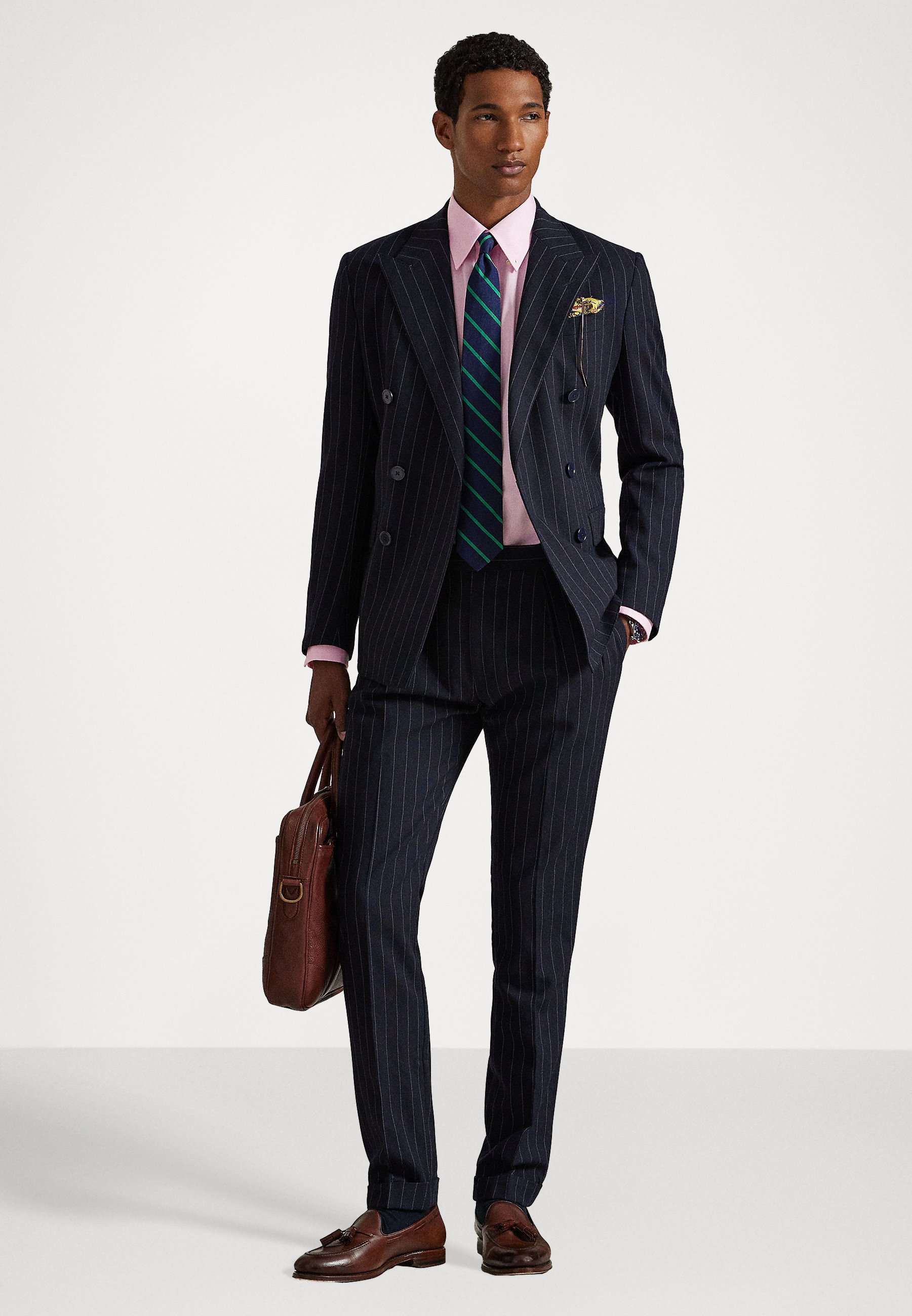 Polo Ralph Lauren CUSTOM FIT PINPOINT OXFORD SHIRT - Shirt - roze/wit