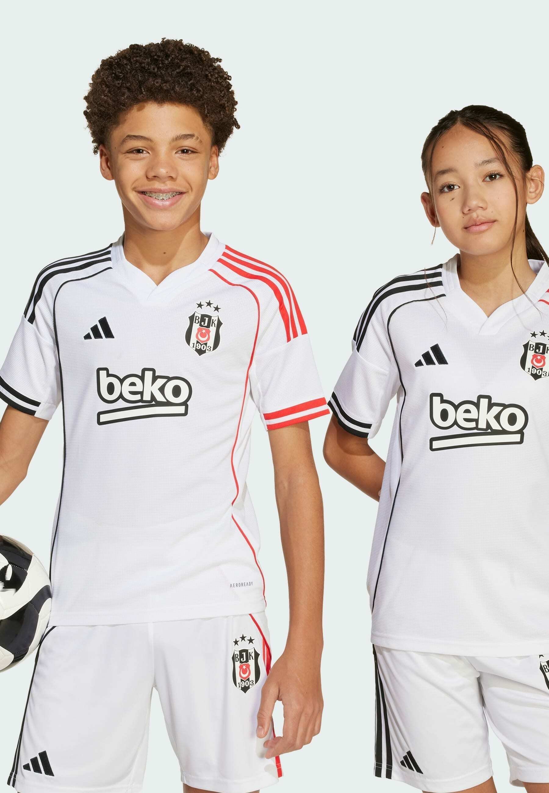 adidas Performance BEŞIKTAŞ JK 25/26 HOME - Clubkleding - wit