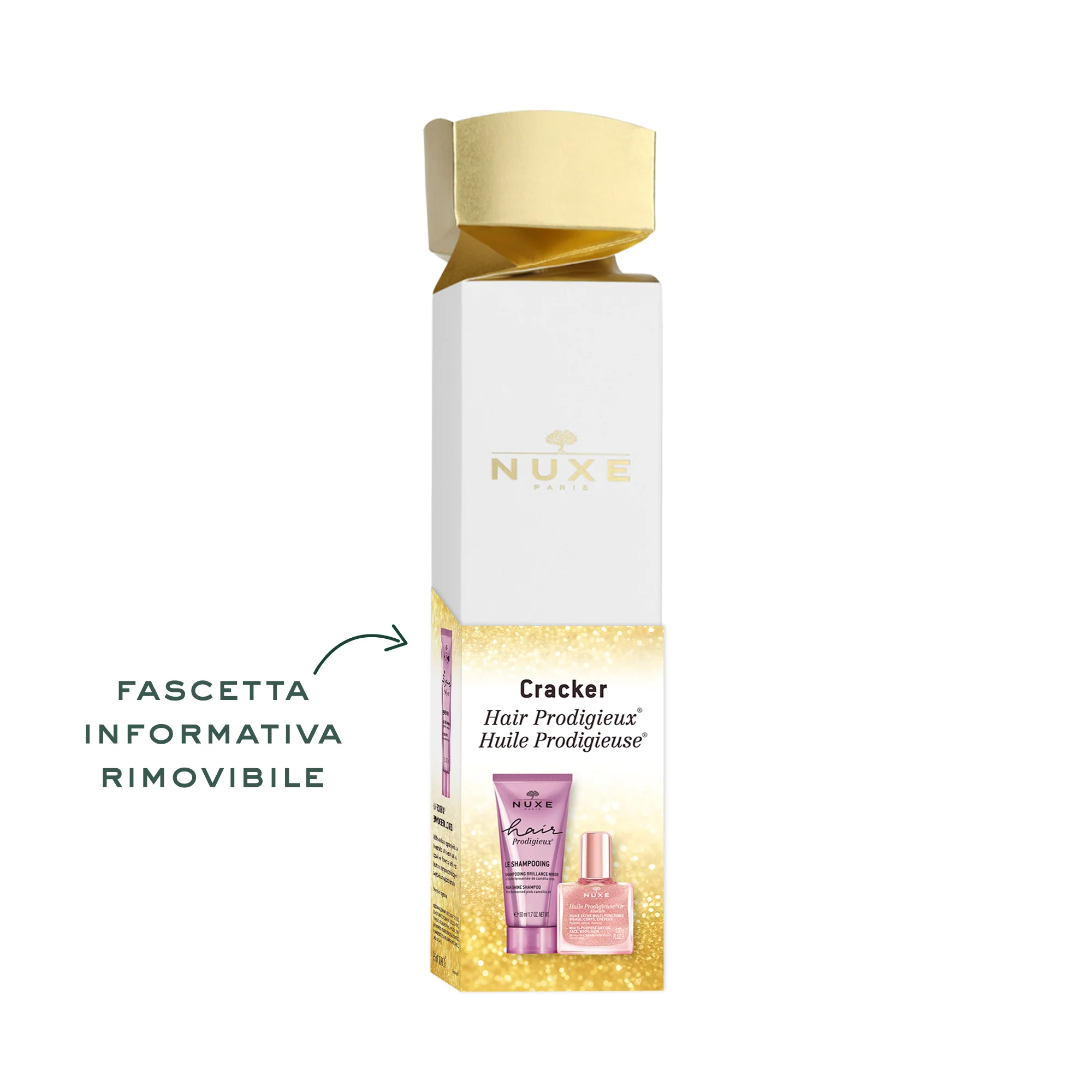 Huile Prodigieuse Cracker Glow - Cofanetti Viso e Corpo, Olio viso nutriente, Olio Corpo