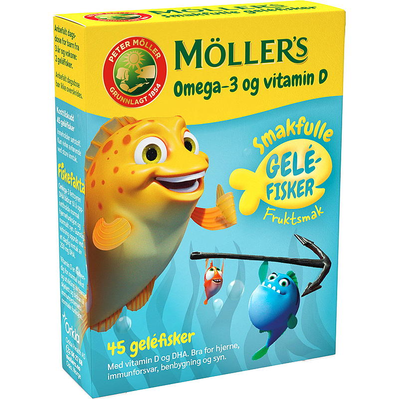Möller's Möller's Omega-3 45 palaa kalamarjoja