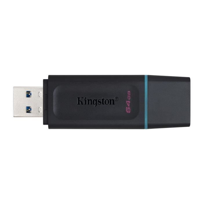 Pen drive KINGSTON DataTraveler® Exodia de 64 GB - Com tampa protetora e argolas para chaveiro