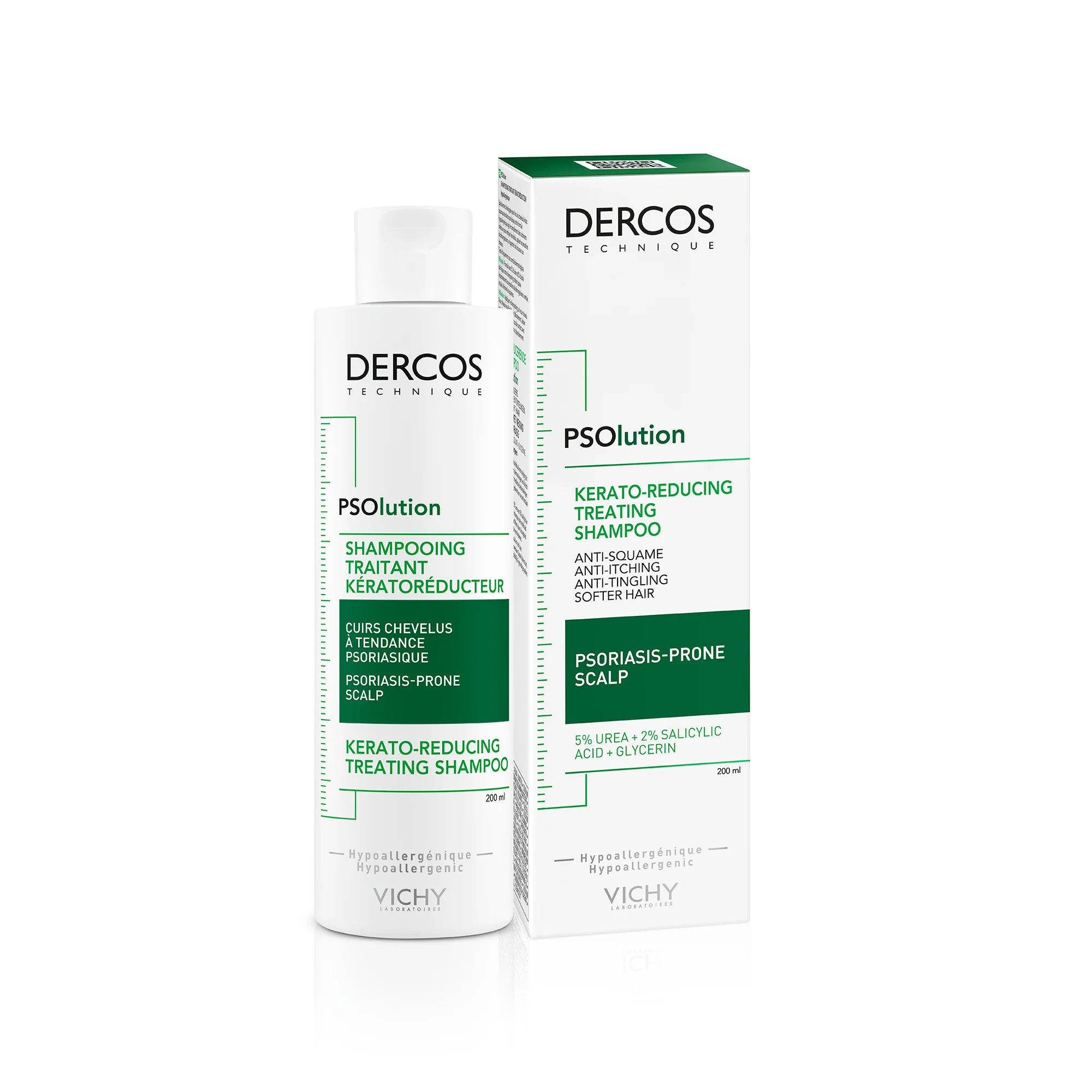 Dercos Dercos Shampoo Psolution Anti -Squame - Shampoo Delicato, Shampoo Nutriente