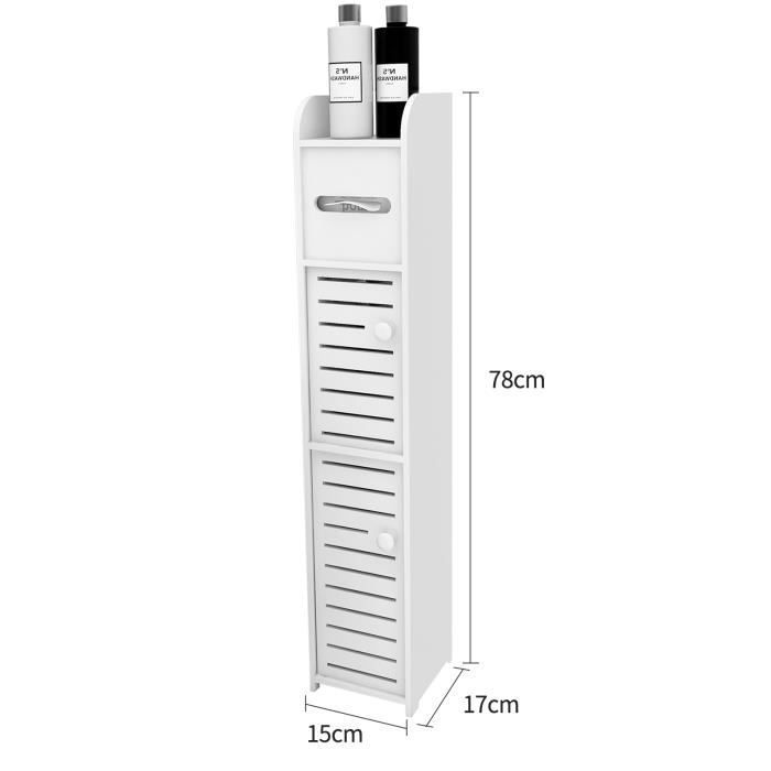 Mueble de baño Shenglimeii Estante de almacenamiento blanco Para baño, sala de estar, cocina, etc.