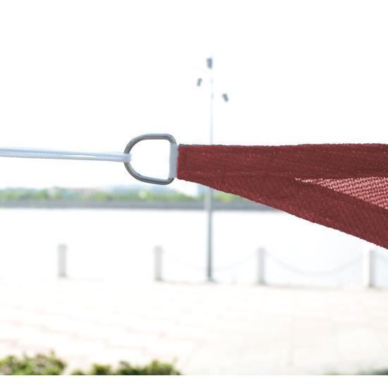 Voile d'ombrage rectangulaire - HOMCOM - 4x6m - Rouge - Anti-UV - Polyéthylène haute densité 185 g/m²
