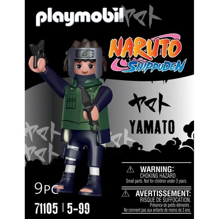 PLAYMOBIL - 71105 - Figura Yamato de Naruto Shippuden com 8 peças - Para crianças a partir de 5 anos