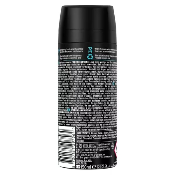 Axe Fine Fragrance Aqua Bergamot deodorant in sprej za telo 150 ml