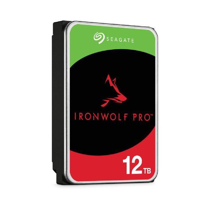 SEAGATE - IronWolf Pro ST12000NT001 - Disque dur interne - 12 To - 7200 trs/min - 3,5