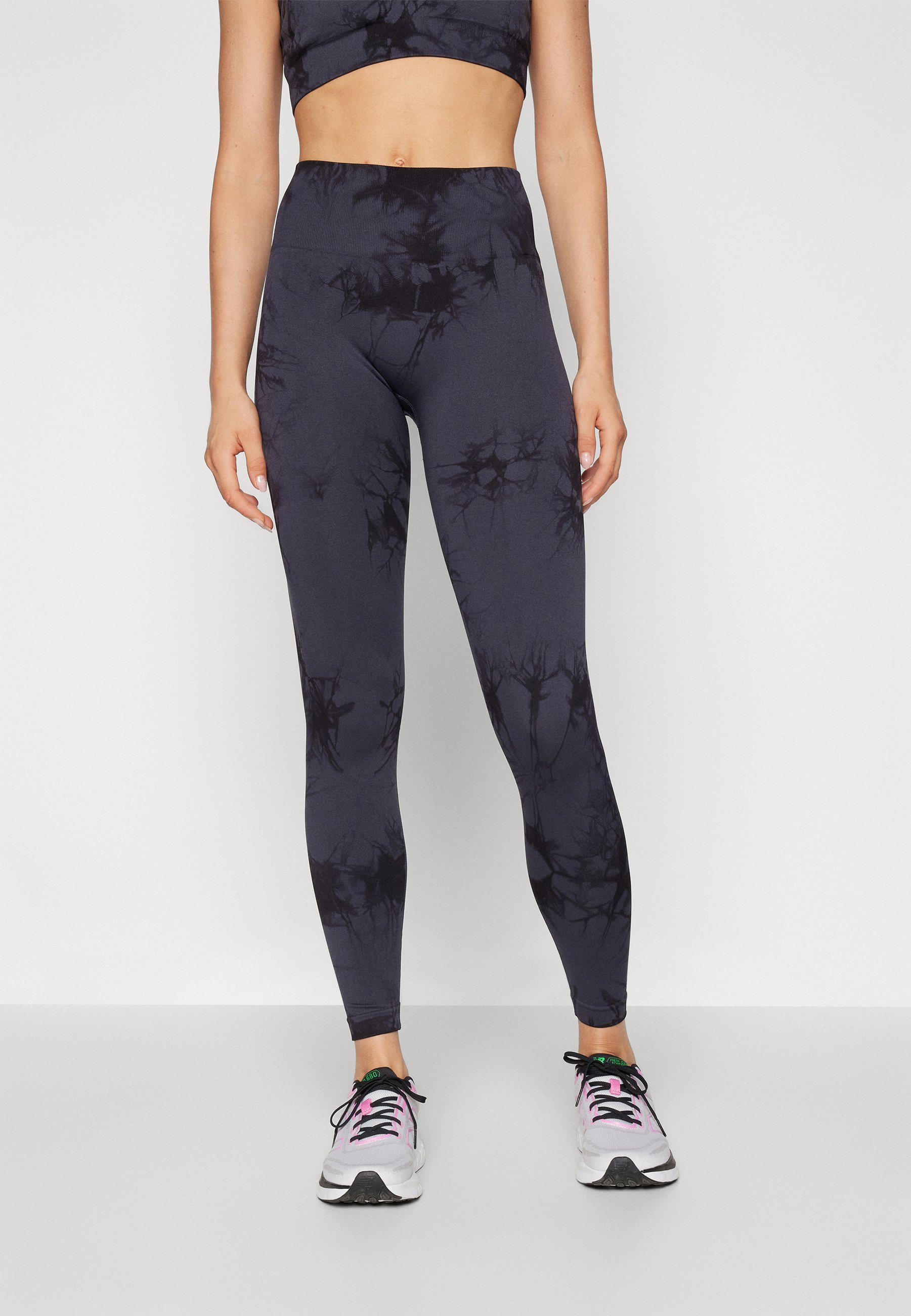 ONLY Play ONPTIE SEAM - Leggings - blauer Graphit