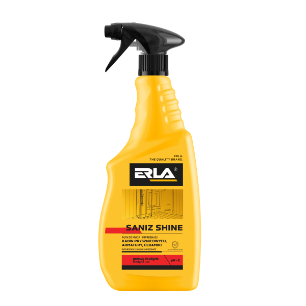 Profesjonalny środek do sanitariatów ERLA SANIZ SHINE 750ml