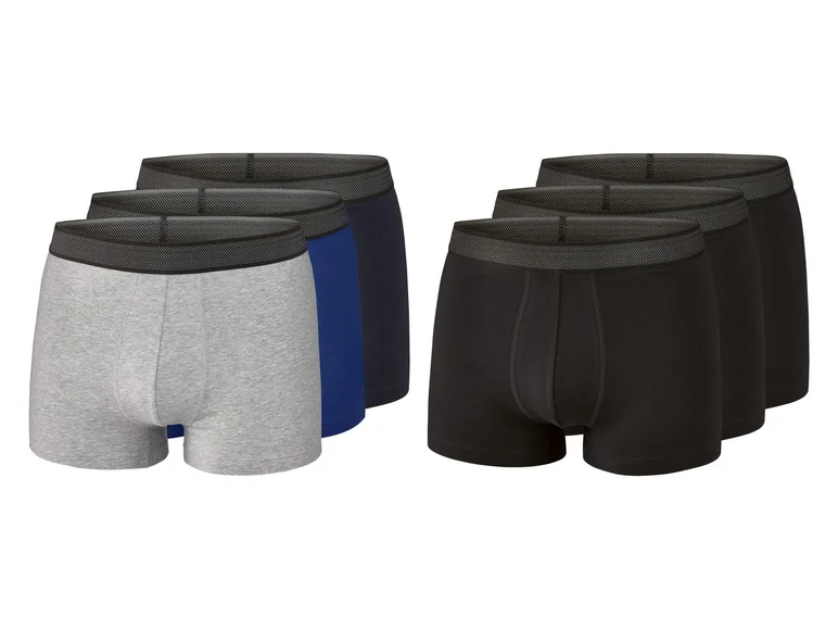 Cuecas Boxer Masculinas PARKSIDE® - Pacote com 3 unidades