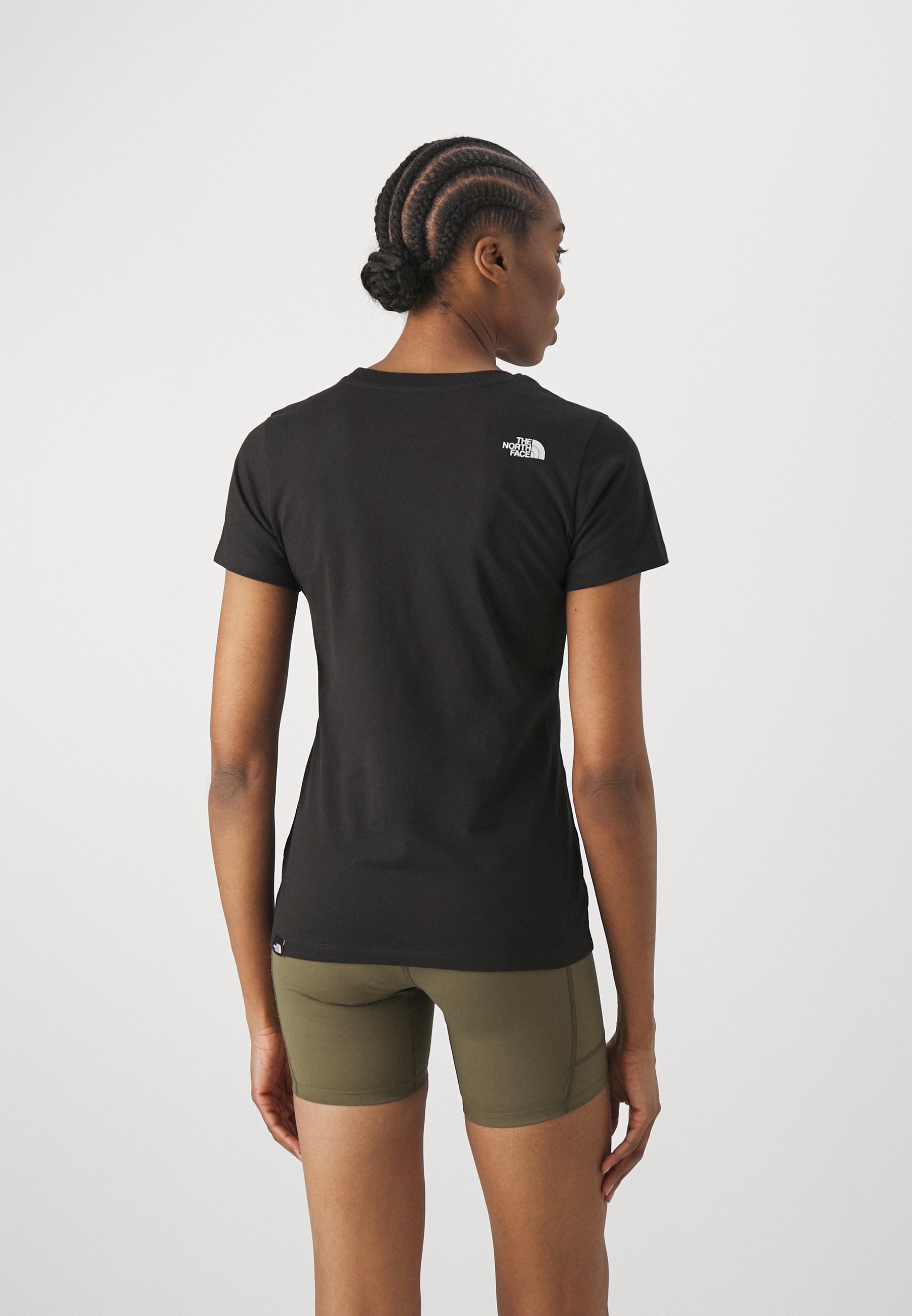The North Face W SS SD SLIM TEE - Basic T-shirt - zwart
