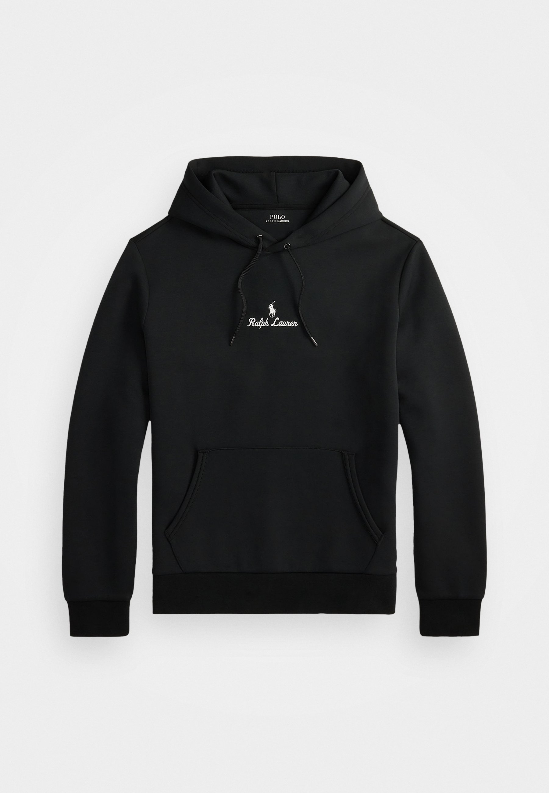 Felpa con cappuccio Polo Ralph Lauren LOGO DOUBLE-KNIT - nera