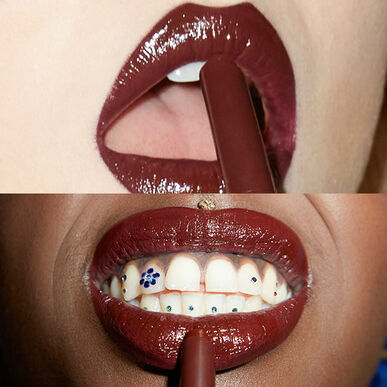 3INA The Cherry Lip Glaze Brillo de labios, brillo de labios con efecto látex, alta cobertura, 1 unidad.