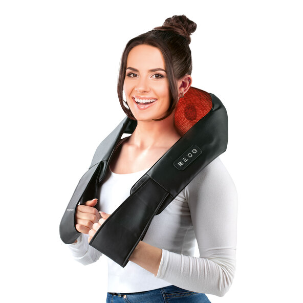 Nek- en schoudermassageapparaat, zwart
