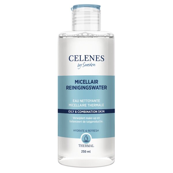 Celenes Mizellen-Reinigungswasser von Sweden<br>250 ml, für fettige und Mischhaut