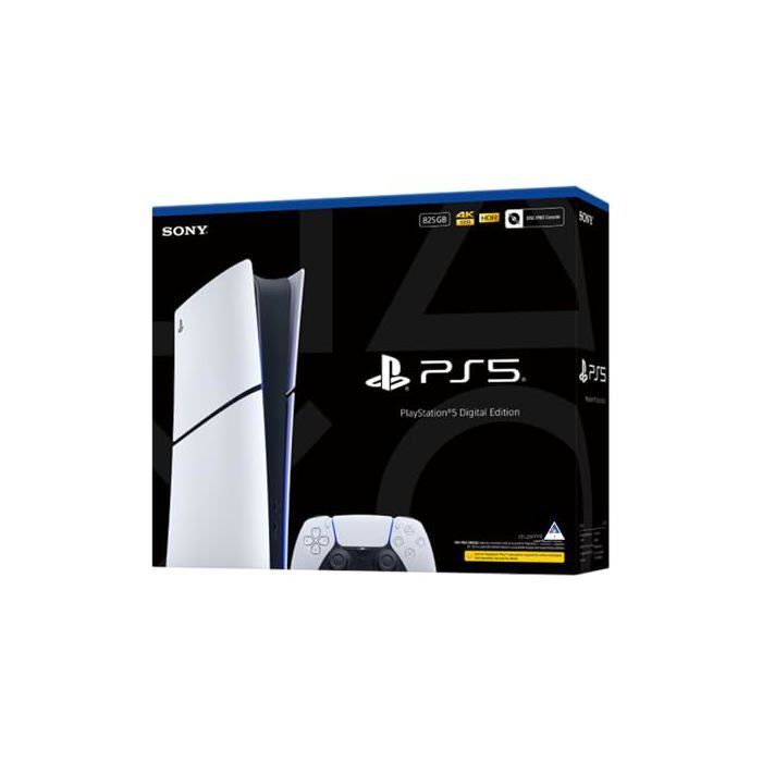 Consola de videojuegos digital - Sony - PlayStation 5 Slim - 825 GB - Blanco - 35,5 x 13 x 43 cm - 4,1 kg - 1 batería de iones de litio