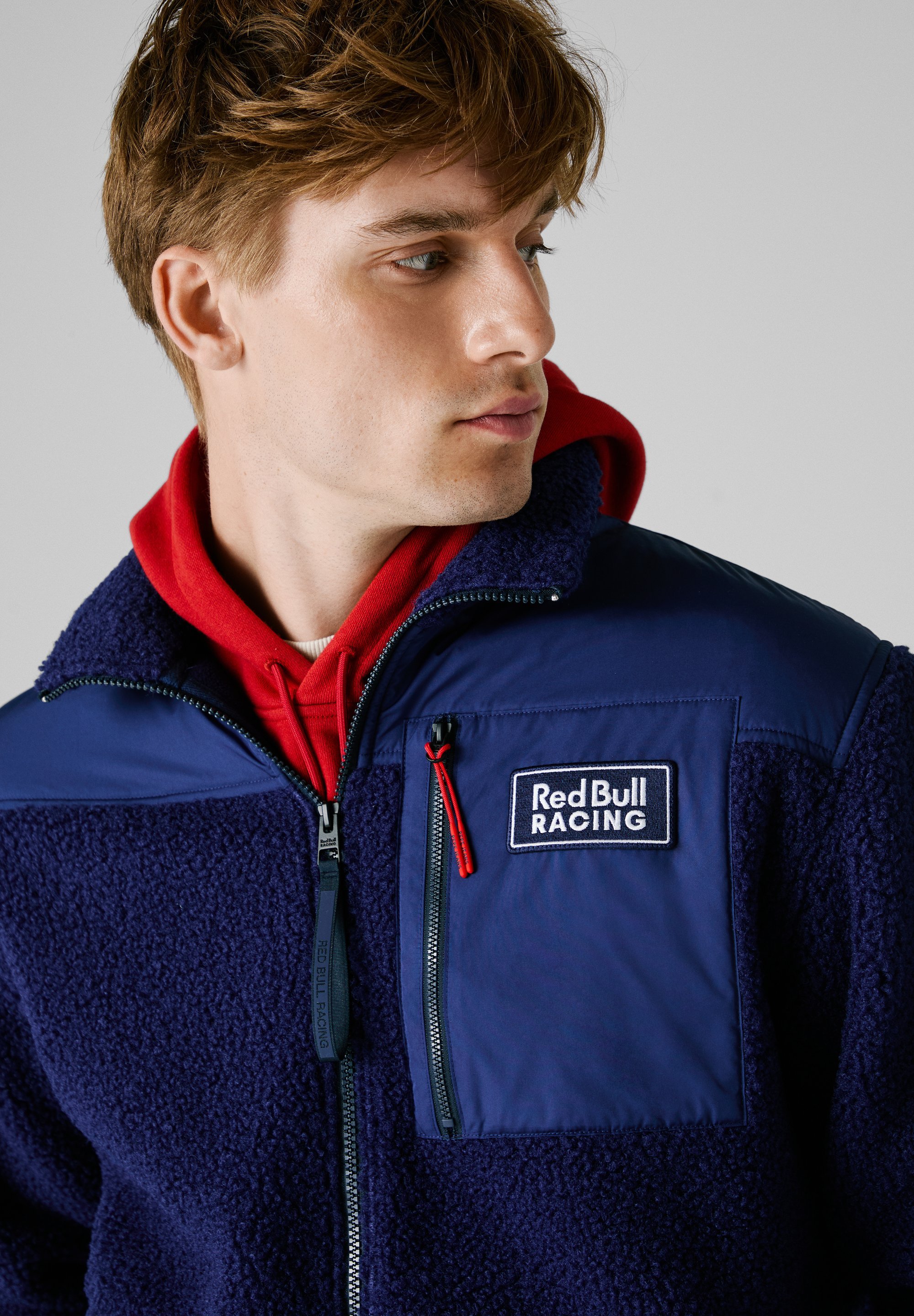 Red Bull Racing x Pepe Jeans HYBRID - Fleecejack - Eton Blue