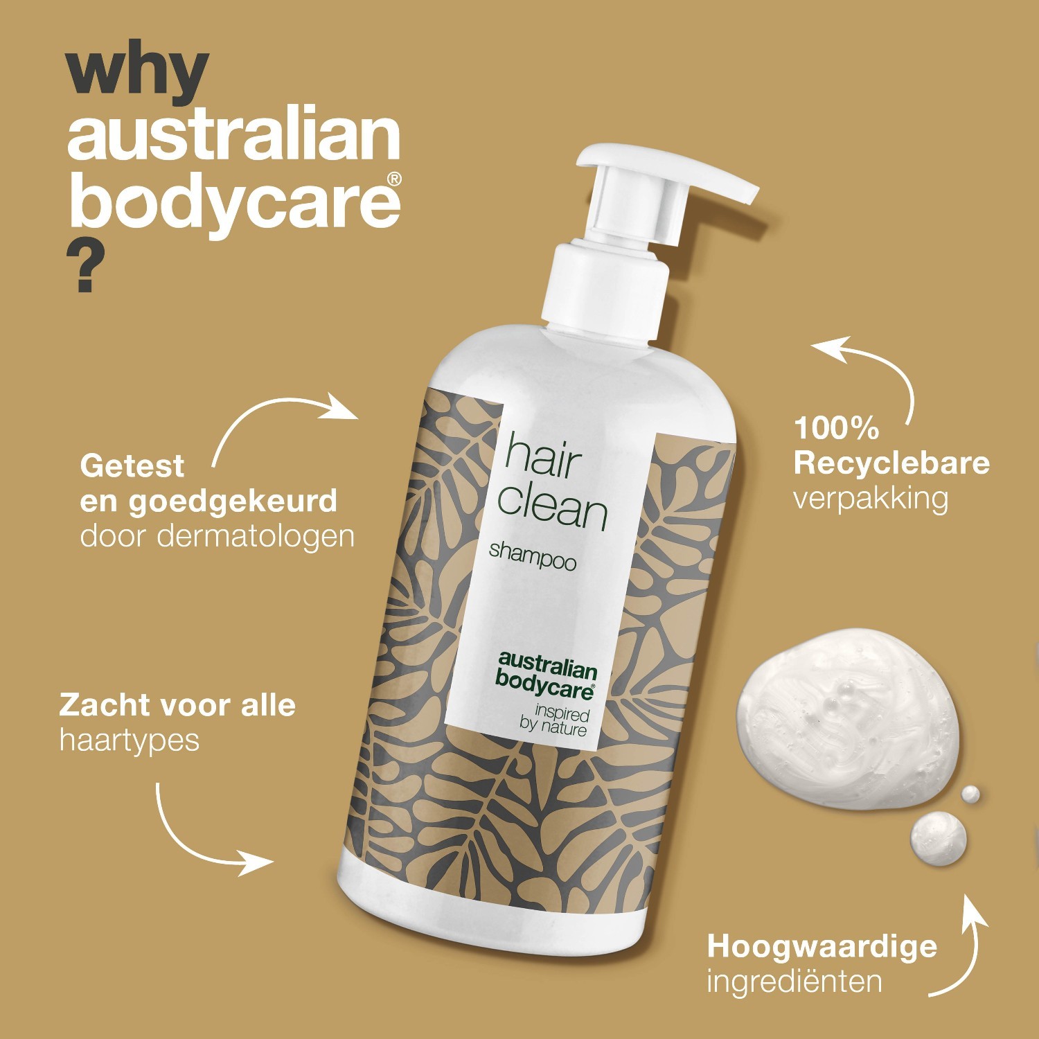 Australian Bodycare Haarshampoo matu tīrīšanas līdzeklis - 500 ml