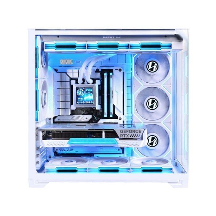 Boîtier - Lian Li - O11 Vision compact - Blanc - Compact - Design élégant