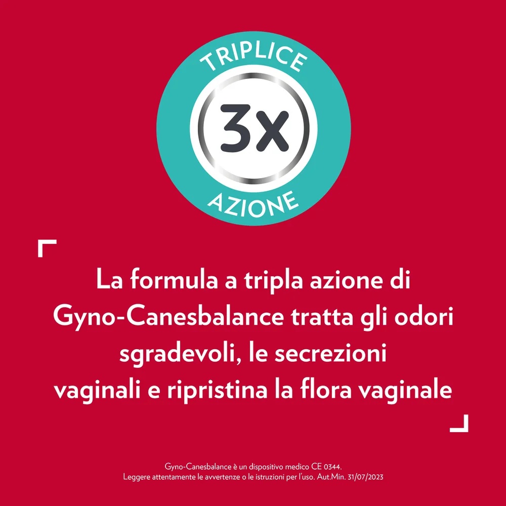 GYNOCANESTEN Gyno-Canesbalance Gel 7 aplicadores desechables Vaginosis bacteriana