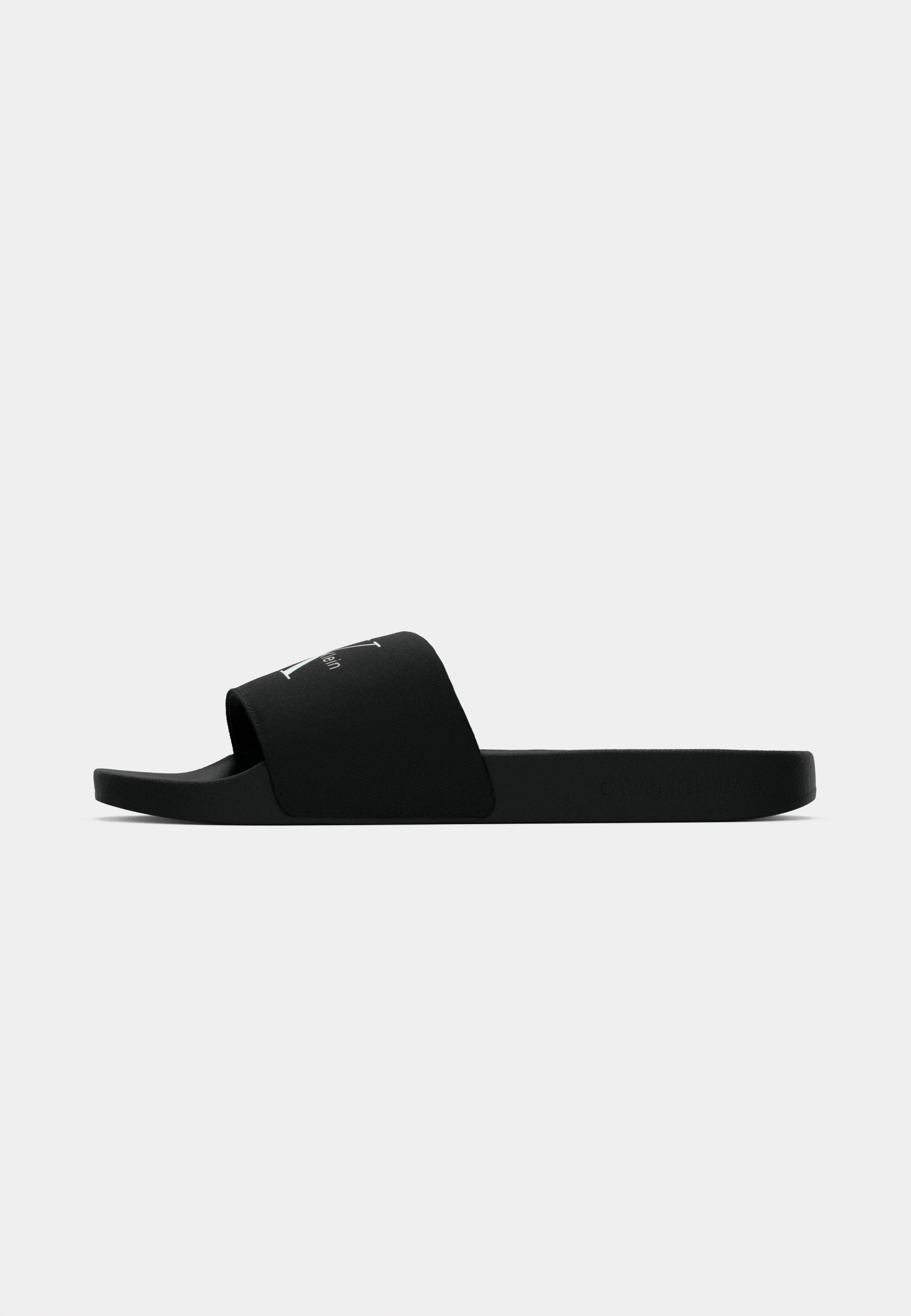 Calvin Klein Jeans SLIDE MONOLOGO - Mules - triple noir