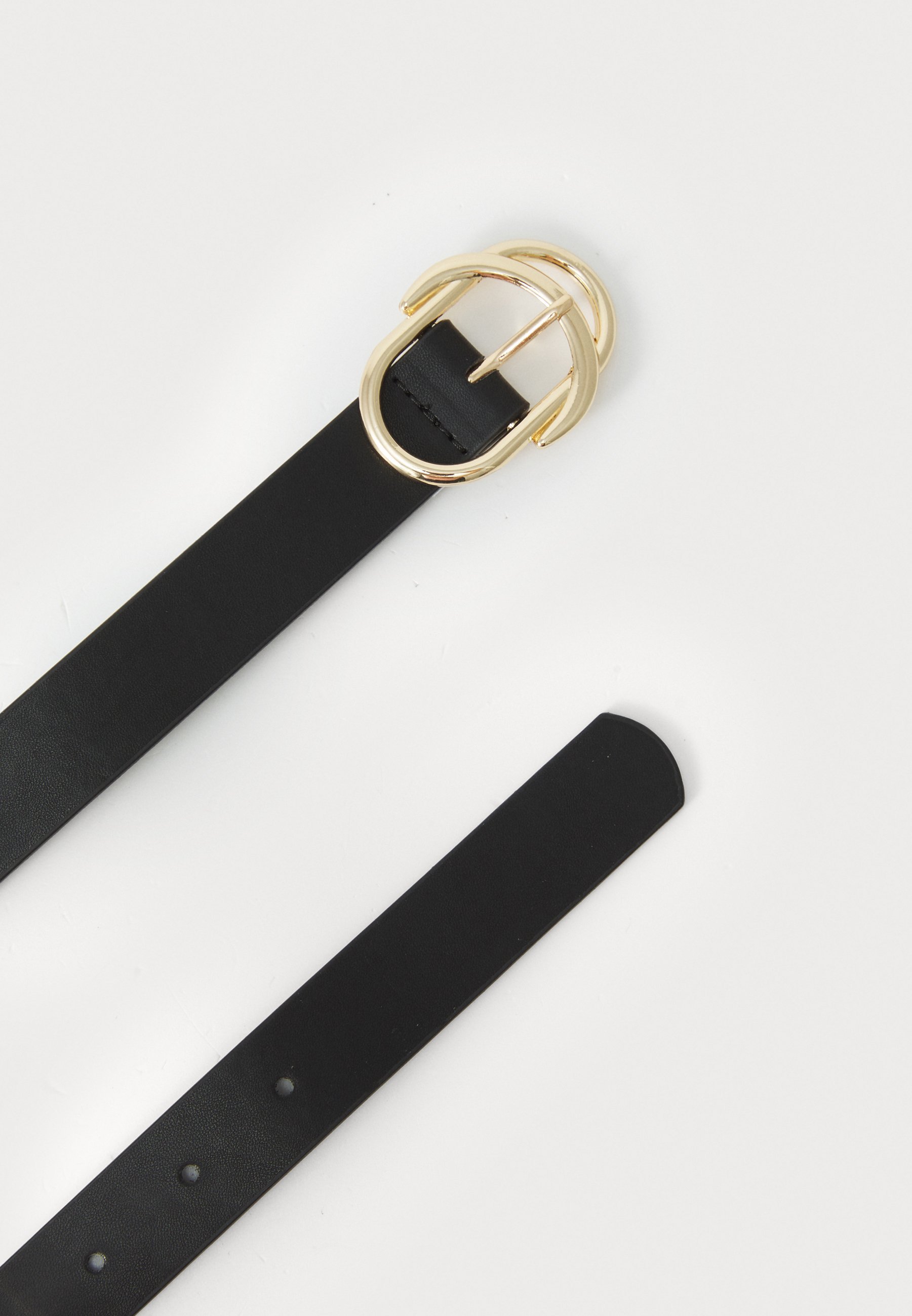 Vero Moda VMASTA BELT - Riem - zwart/goudkleurig