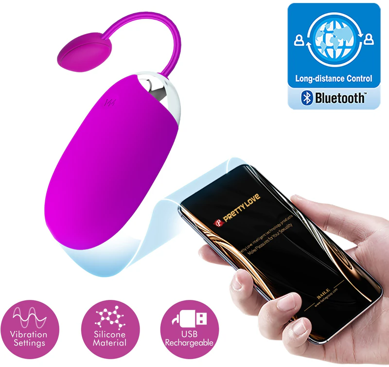 PRETTY LOVE Abner Global Vibratório com Controle Remoto