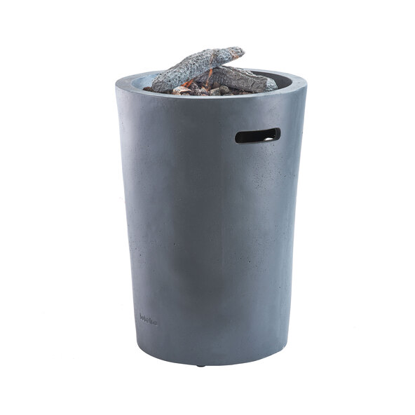 Gaskamin Compact Round, ανθραζίτη