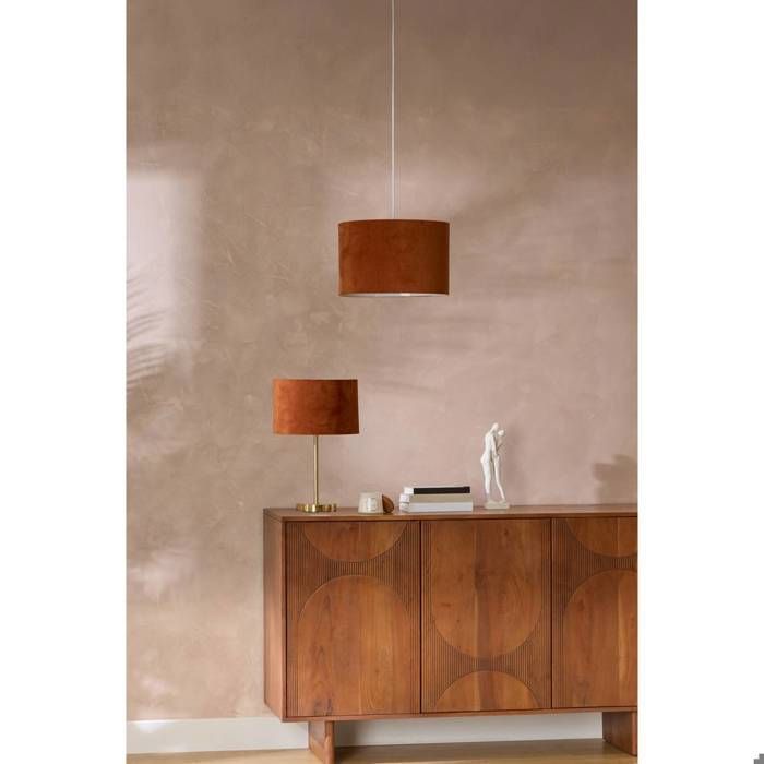 Abat-jour Beline D30cm terracotta - Atmosphera Créateur d'intérieur