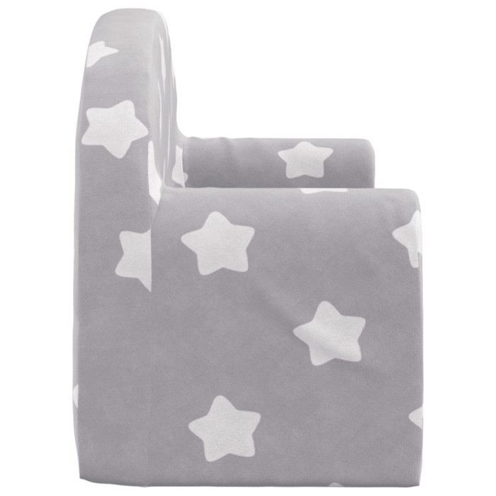 vidaXL Canapé-lit Enfant 2 Places, Lit de Jour avec Dossier et Accoudoirs, Lit d'Invité pour Tout-petits Chambre, Gris Clair 357022