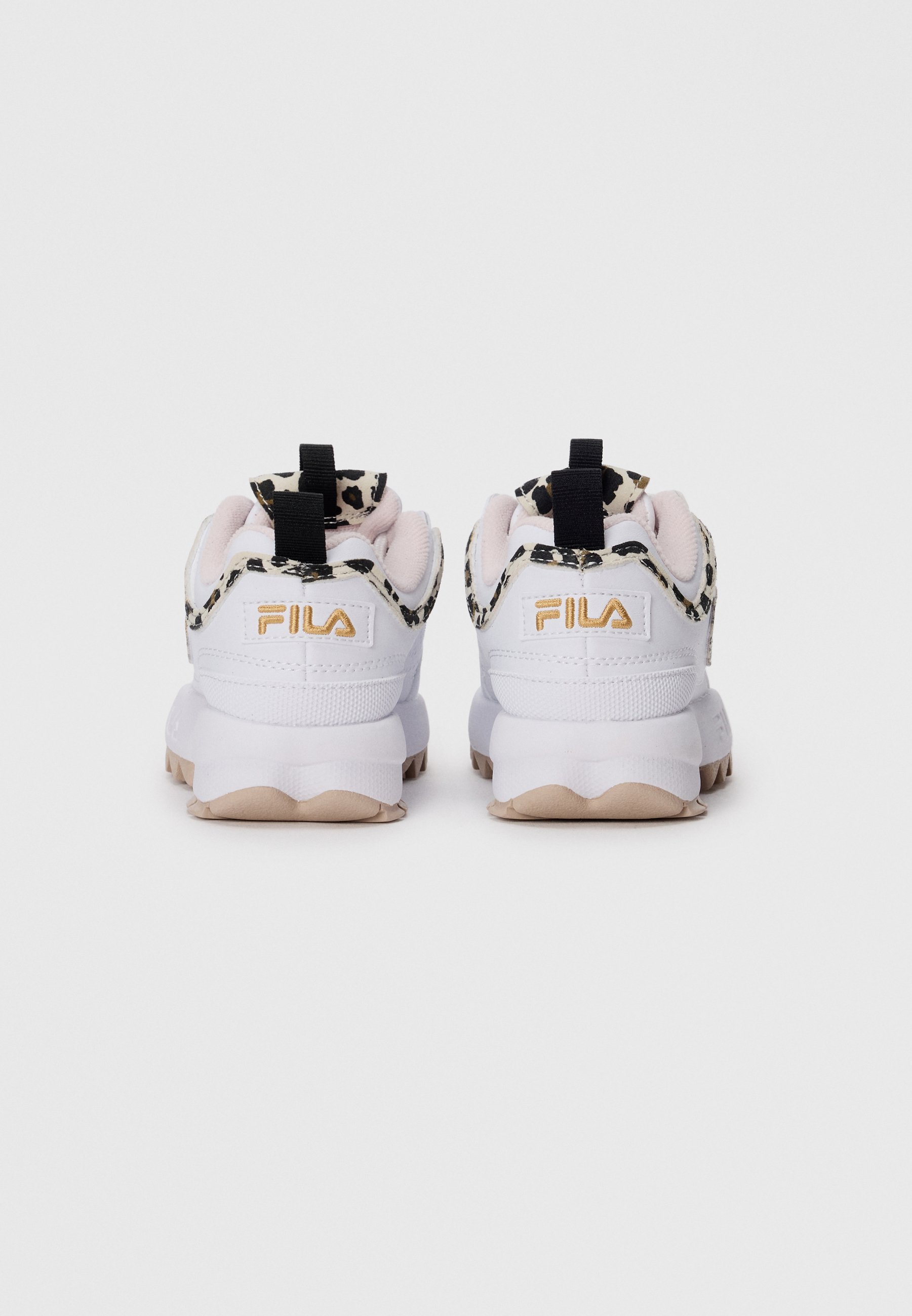 Fila DISRUPTOR - Scarpe da ginnastica - bianco/marrone Oxford