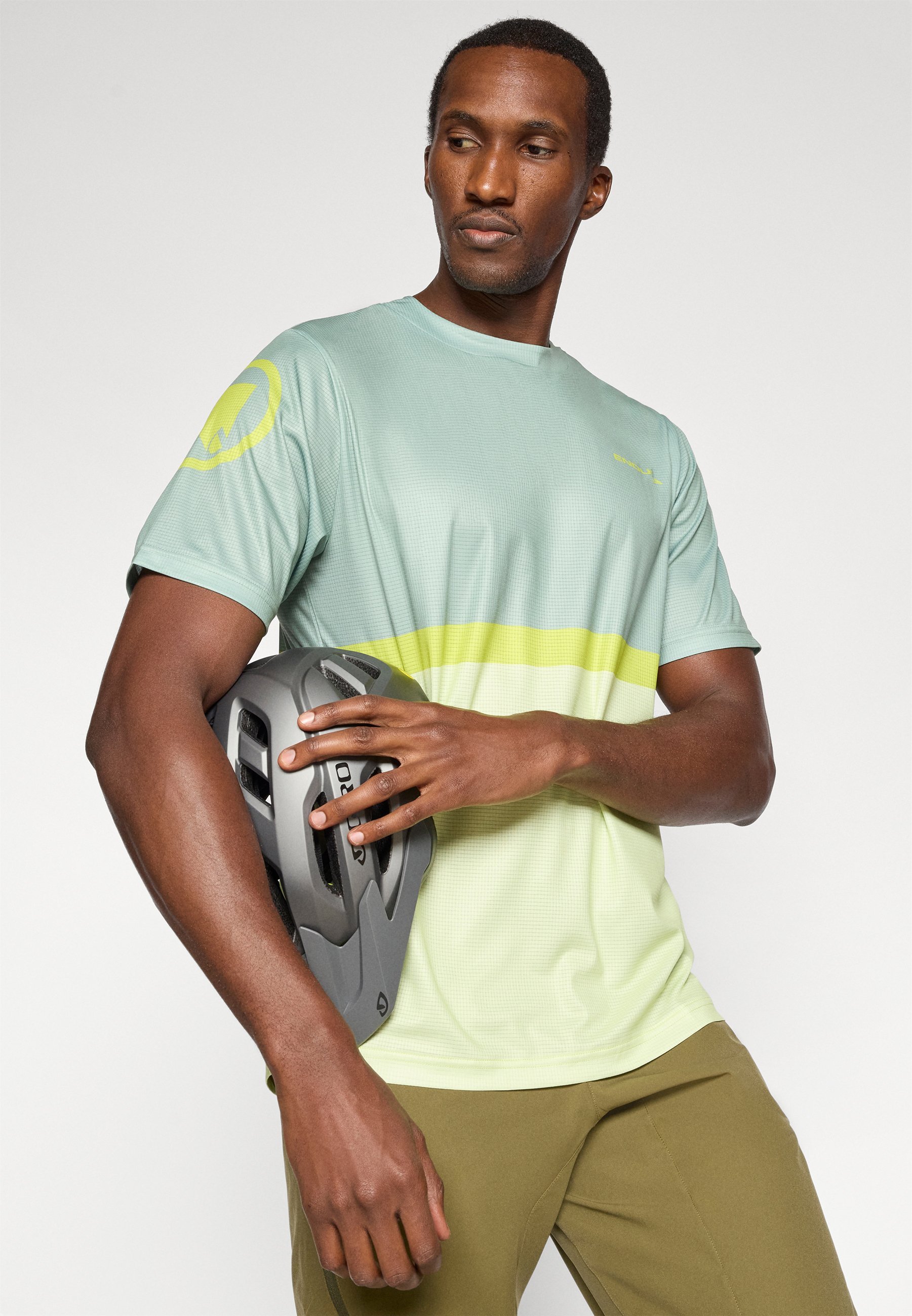 Endura SINGLETRACK CORE TEE - T-shirt stampata - verde lago