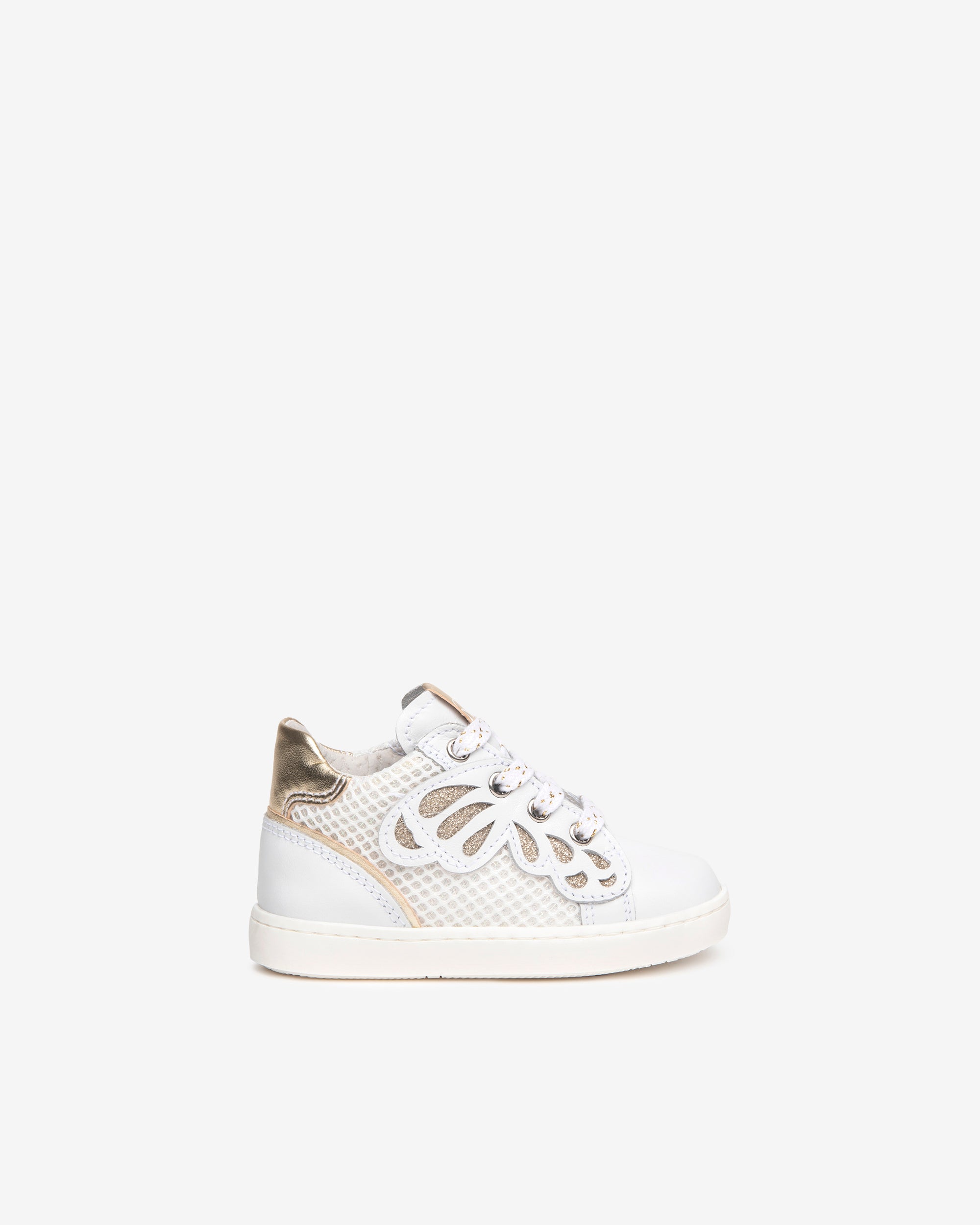  Baskets pour filles en cuir et matière technique