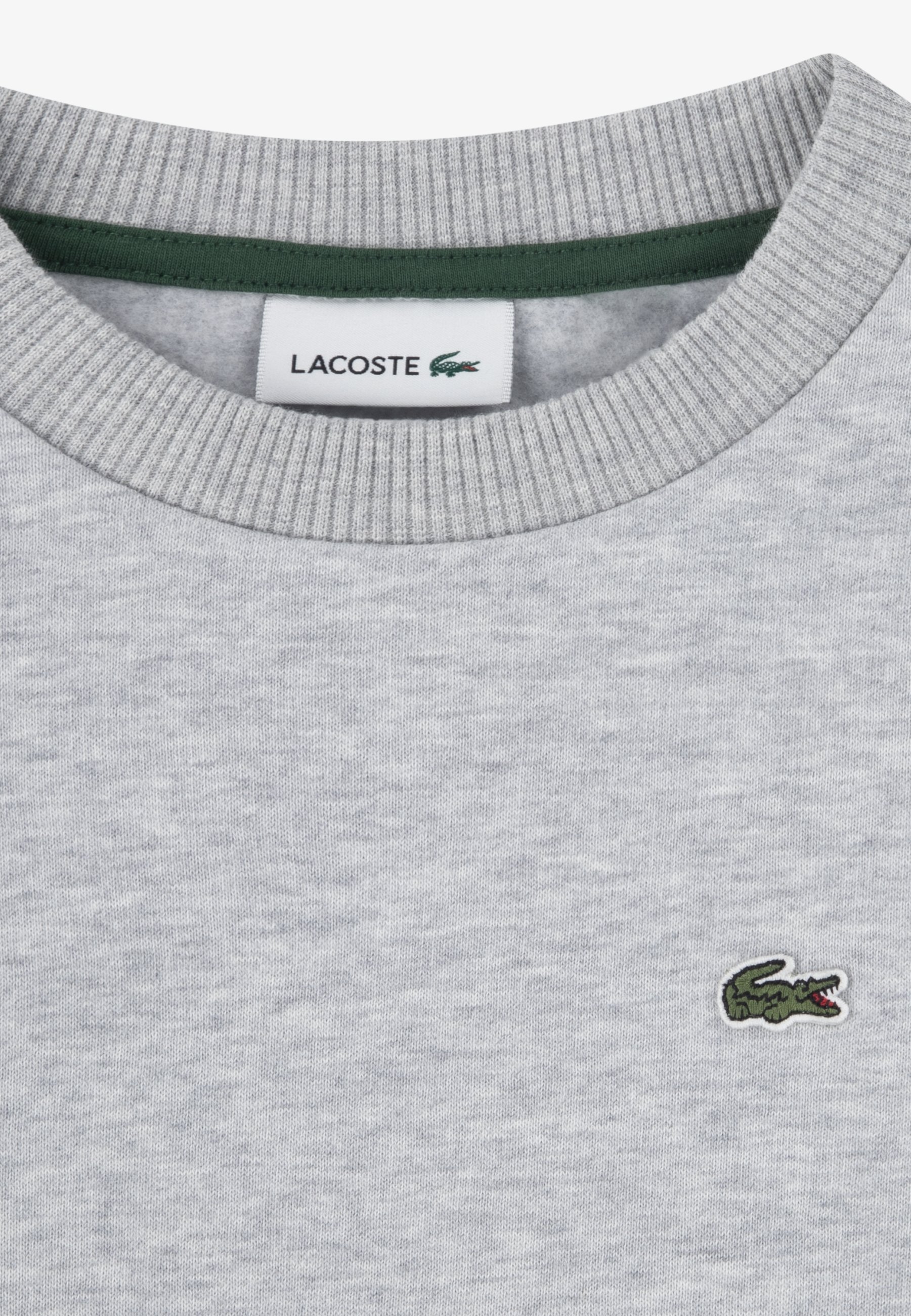 Lacoste CORE CREW UNISEX - Sweatshirt - zilverkleurig gemêleerd