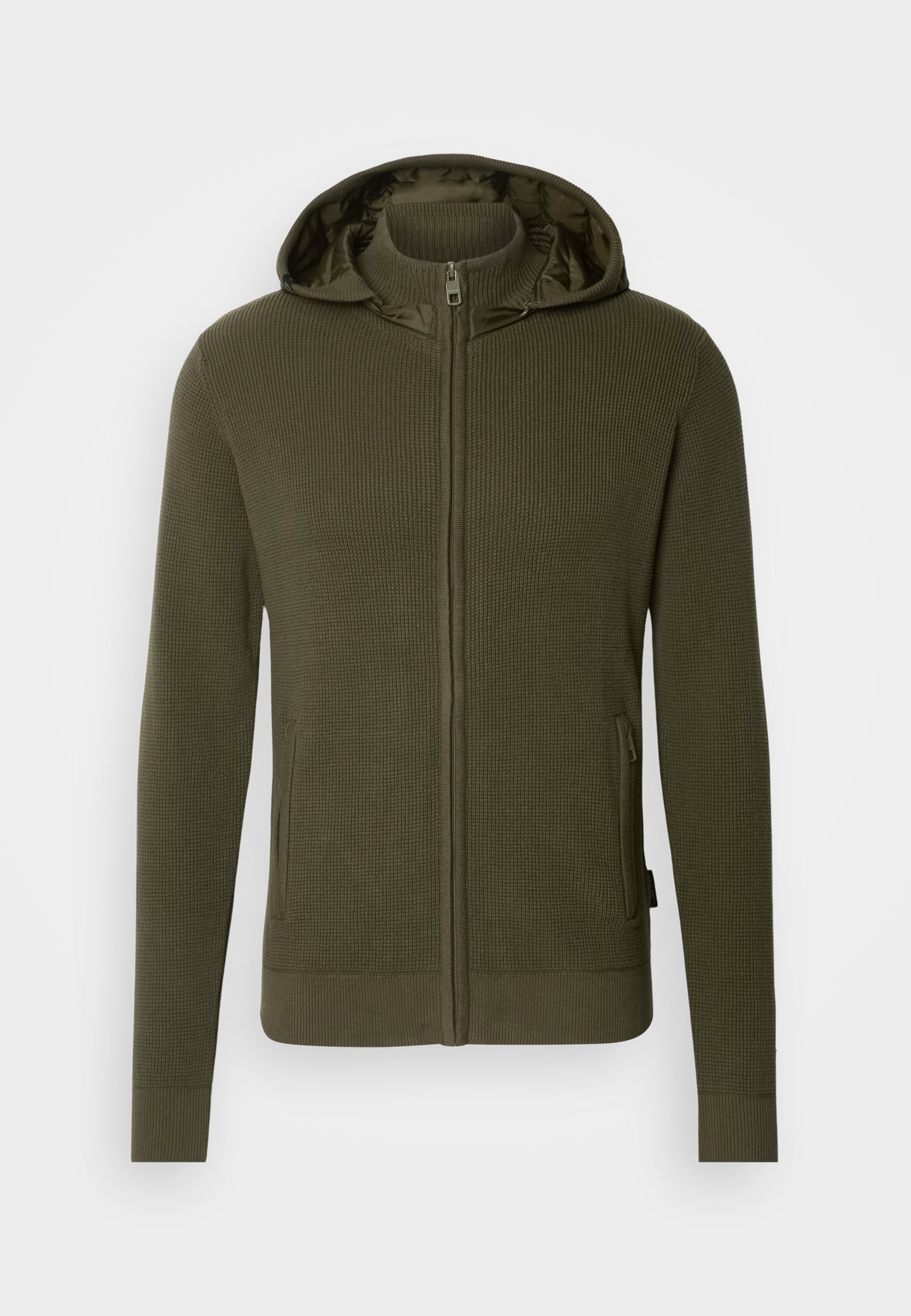 INDICODE JEANS Cardigan - olijfgroen