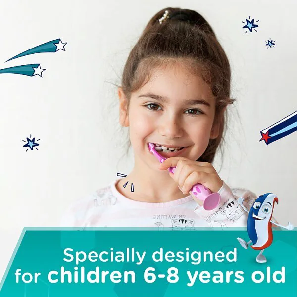 Aquafresh kindertandenborstel voor kinderen van 6-8 jaar
