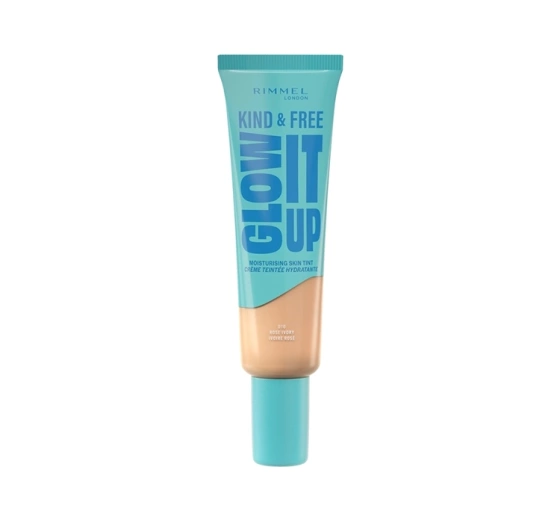 Rimmel Kind & Free Glow It Up lekki podkład nawilżający 010 Rose Ivory 30ml