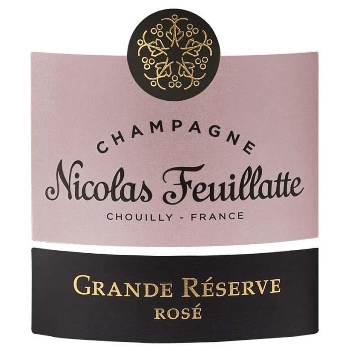Nicolas Feuillatte La Grande Réserve Rosé Champagner - 75 cl