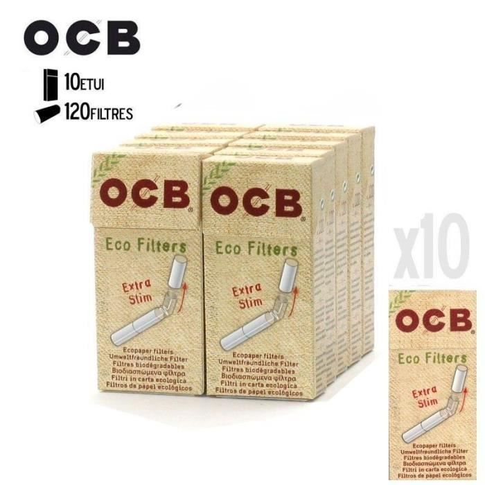 10 confezioni di filtri biodegradabili OCB