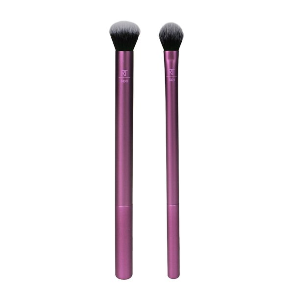 Brochas para sombras de ojos Real Techniques Eye Shade + Blend<br>2 piezas