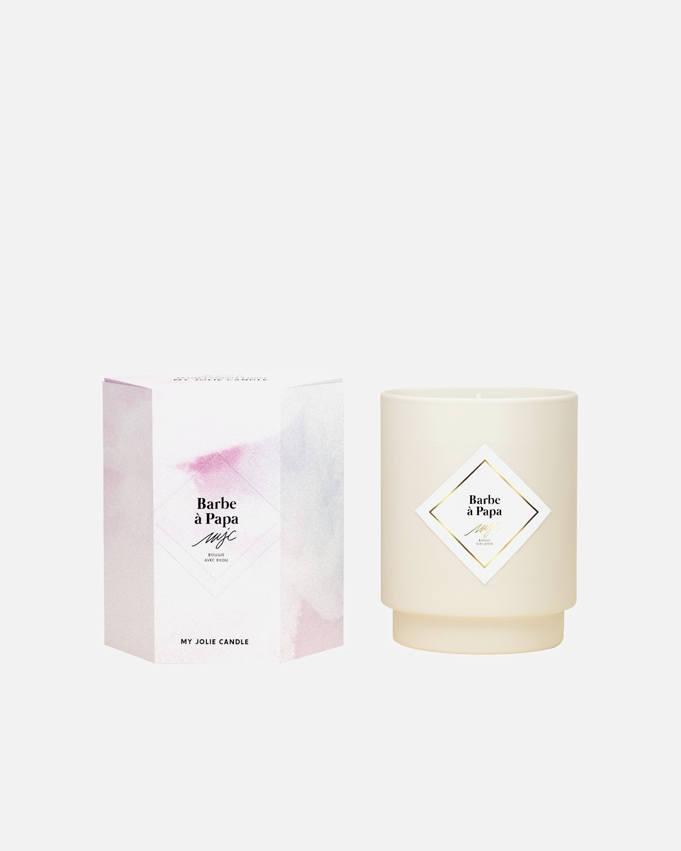 MY JOLIE CANDLE Bougie collier or barbe à papa